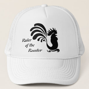 "Ruler of the Rooster" Stilisierte Rooster Cap Truckerkappe