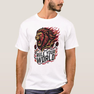 RuleYour World Löwen T-Shirt – Bezwinge das Unbeka