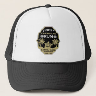 Rum Drinker Geschenk Truckerkappe