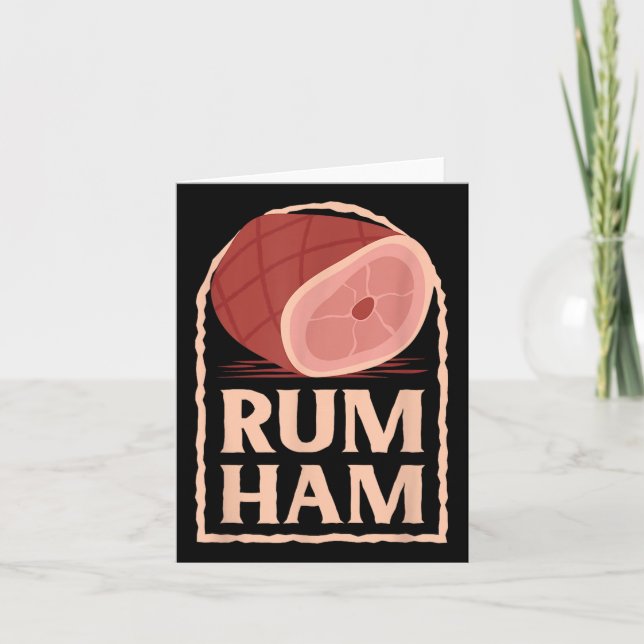 Rum Ham T I Funny Grillen S _2 Karte (Vorderseite)