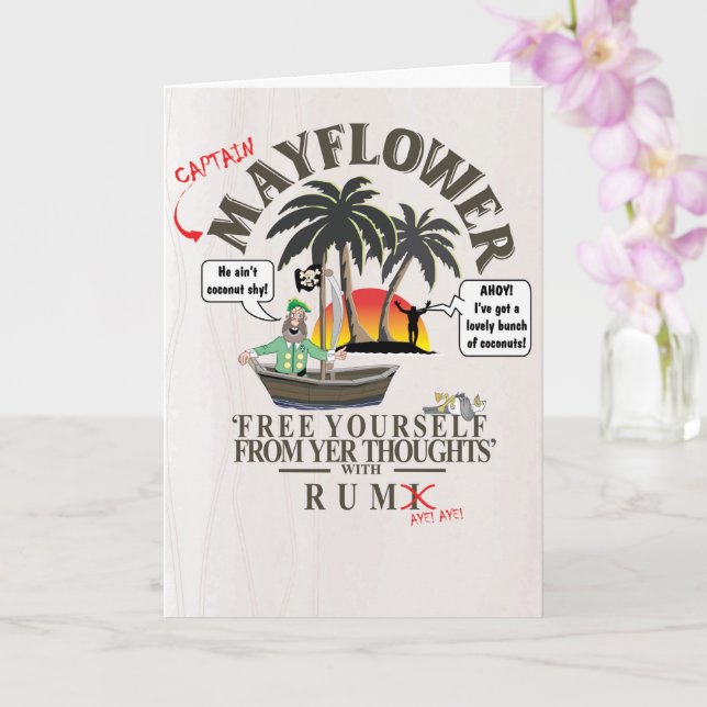 RUM JOKE KARTE (Orchidee)