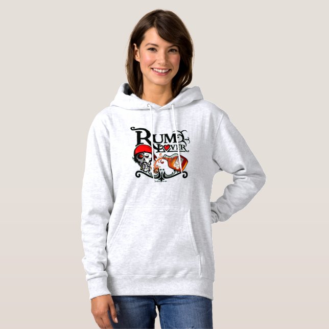 Rum Liebhaber Hoodie (Vorne ganz)