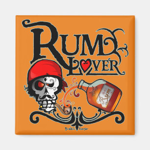 Rum Liebhaber Magnet