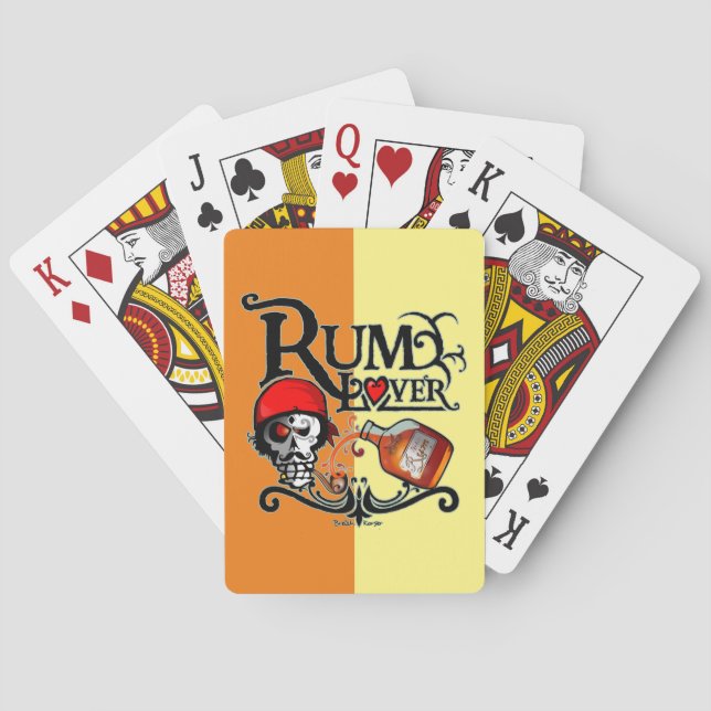 Rum Liebhaber Spielkarten (Rückseite)