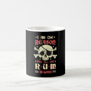Rum Pirate Best Geschenk Kaffeetasse