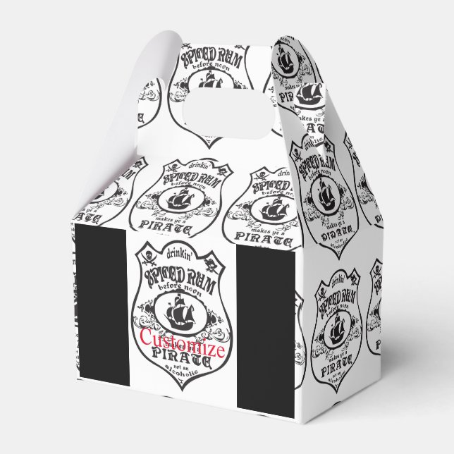Rum Pirate Drink Thunder_Cove Geschenkschachtel (Vorderseite)
