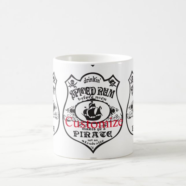 Rum Pirate Drink Thunder_Cove Kaffeetasse (Mittel)