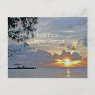 RUM-PUNKT-PIER (GRAND CAYMAN) "SCHÖNER POSTKARTE