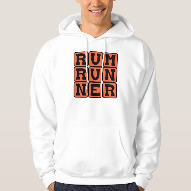 Rum Runner, Cocktail Hoodie (Vorderseite)