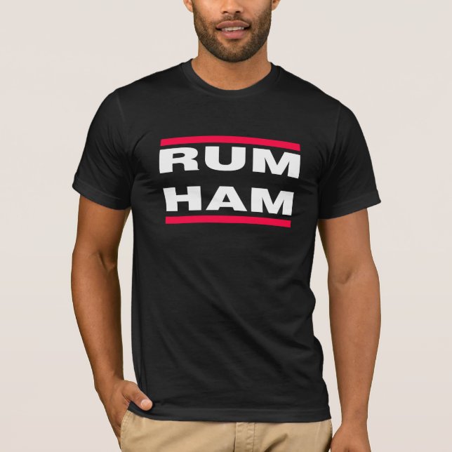 RUM-SCHINKEN T-Shirt (Vorderseite)