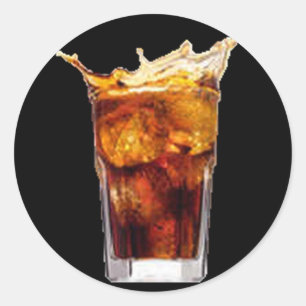 Rum-u. Kolabaum-Aufkleber Runder Aufkleber