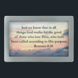 RUMÄNE 8:28 GLAUBEN RECHTECKIGE GÜRTELSCHNALLE<br><div class="desc">Zeigen Sie mit diesem atemberaubenden Sonnenaufgang über dem Ozean das ursprüngliche Foto-Design in Gottes Liebe und Segen mit den inspirierend Schriften der Romaner 8:28 über T-Shirts und Geschenke. Gott arbeitet für das Gute in denen, die ihn Liebe. Diese ruhige Romans 8:28 Design wird ein wertvolles Geschenk, wenn Segen, dass jemand...</div>