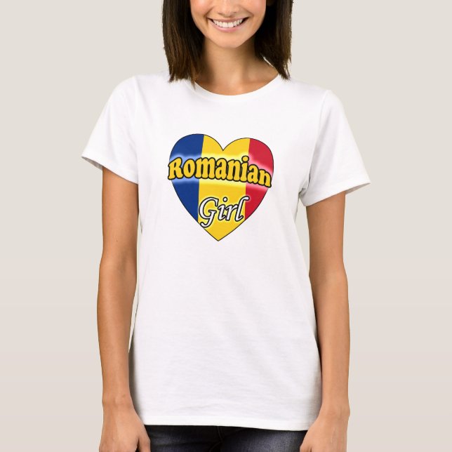 Rumäne Girl T-Shirt (Vorderseite)