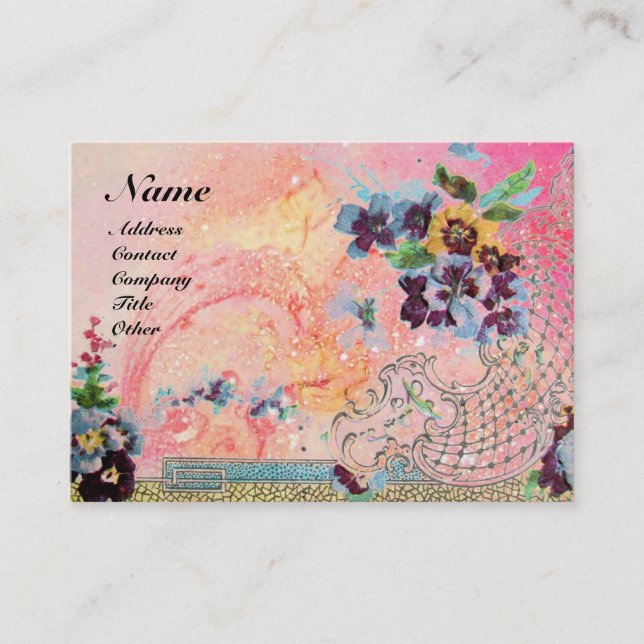 RUMÄNIEN 2 MONOGRAMM VISITENKARTE (Vorderseite)