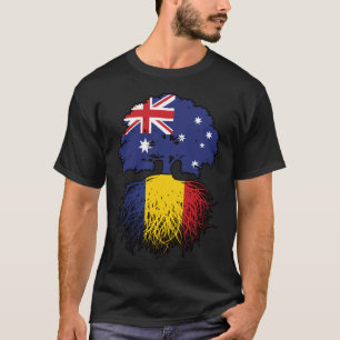 Rumänien Australisch Australien Tree Roots T-Shirt