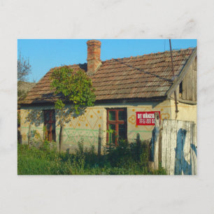 Rumänien, Dorfhaus zum Verkauf Postkarte