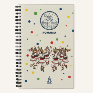 Rumänien-Erbe & Călușari-Tanz-Fotoarchiv Notizbuch