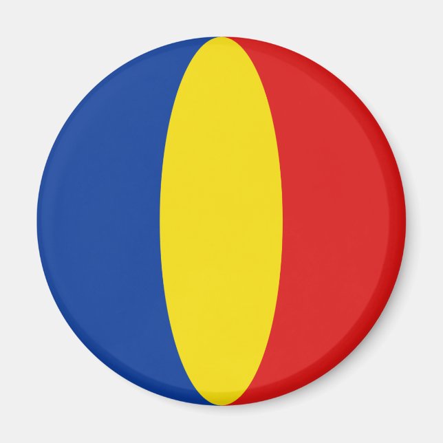 Rumänien Flag Magnet (Vorne)