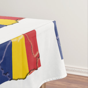 RUMÄNIEN FLAG Stilvolles Patriotisches Rumänisch Tischdecke