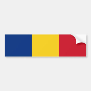 Rumänien-Flagge Autoaufkleber