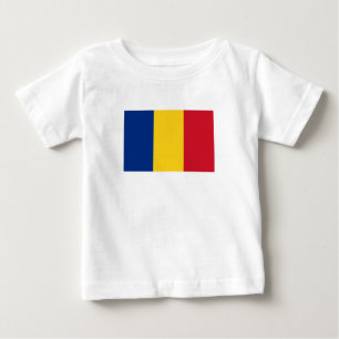 Rumänien-Flagge Baby T-shirt