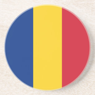 Rumänien-Flagge Getränkeuntersetzer