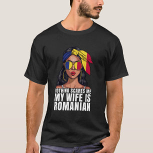Rumänien-Flagge Hochzeit Jubiläum Verlobung Rumäne T-Shirt