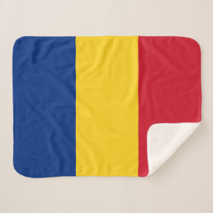 Rumänien-Flagge Sherpadecke