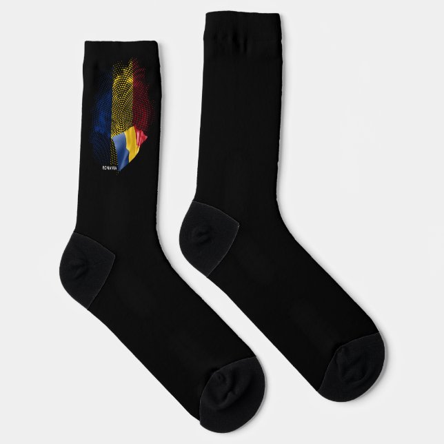 Rumänien-Flagge Socken (Rechts)