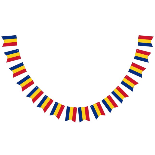 Rumänien-Flagge Wimpelkette (Alle)