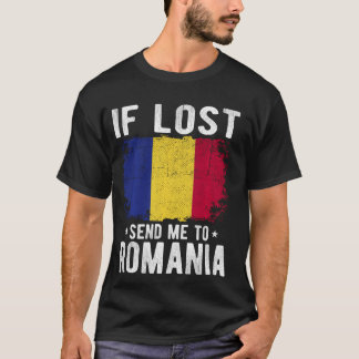 Rumänien Flaggenstaat Souvenir - Wenn ich verloren T-Shirt