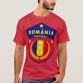 Rumänien Fotbal T-Shirt