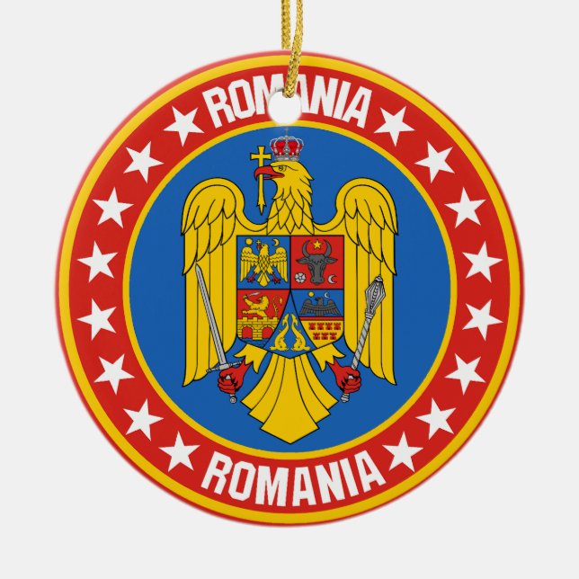 Rumänien Keramik Ornament (Vorne)