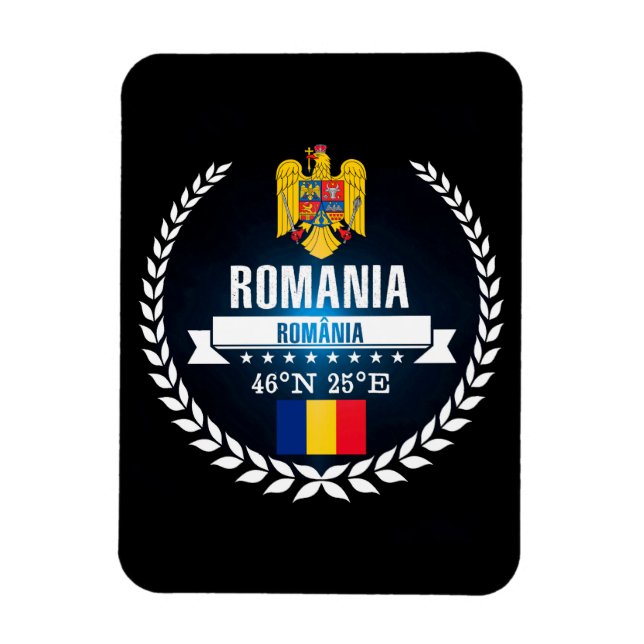 Rumänien Magnet (Vertikal)