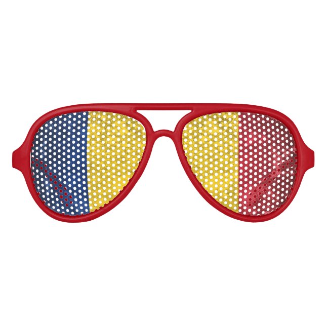 Rumänien Partybrille (Vorderseite)