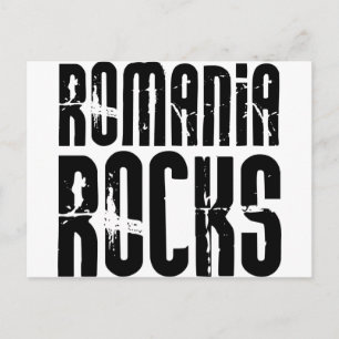 Rumänien Rocks Postkarte
