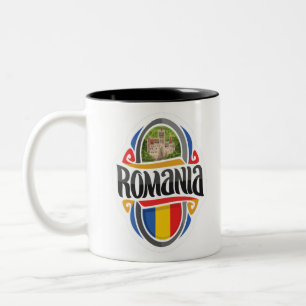 Rumänien Rumänien Rumänen Zweifarbige Tasse