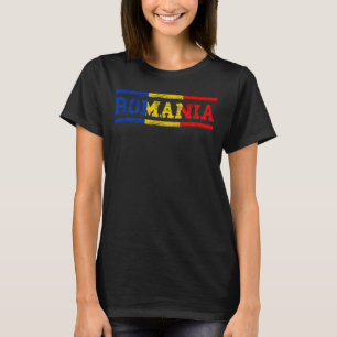Rumänien Rumänien - Rumänische Flagge Rumänischer  T-Shirt