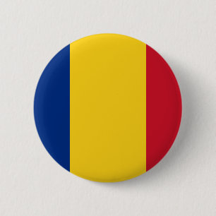 Rumänien - rumänische Flagge - Drapelul Românie Button