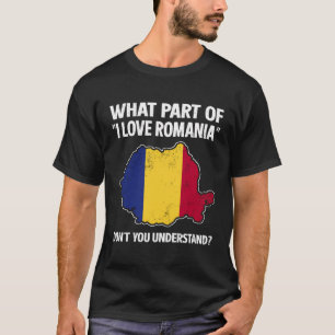 Rumänien Rumänischer Roots Rumänisches Erbe Proud T-Shirt
