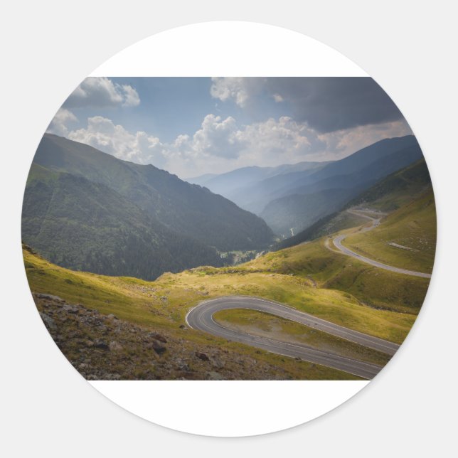 Rumänien Runder Aufkleber (Vorderseite)