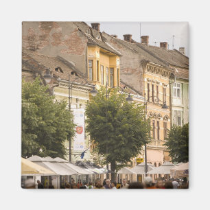 Rumänien, Sibiu. Neue Stadt. RF) Magnet