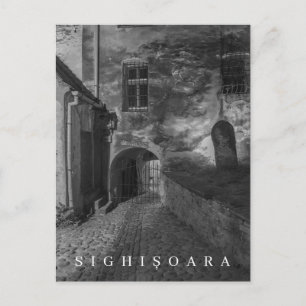 Rumänien Sighisoara Nachts Postkarte