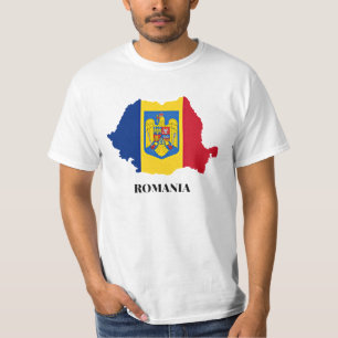 Rumänien-Silhouette T-Shirt