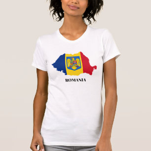 Rumänien-Silhouette T-Shirt