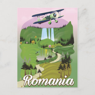 Rumänien Vintages Reiseplakat Postkarte