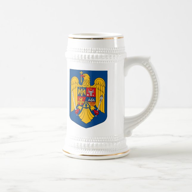 Rumänien-Wappen Tasse (Rechts)