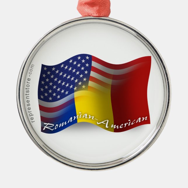 Rumänisch-Amerikanische wellenartig bewegende Silbernes Ornament (Vorne)