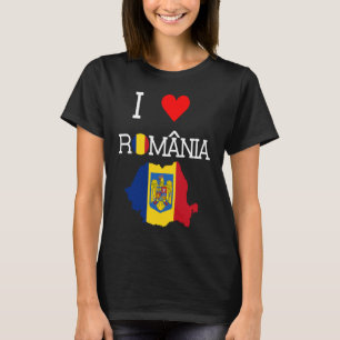 Rumänisch I Love Romania T-Shirt