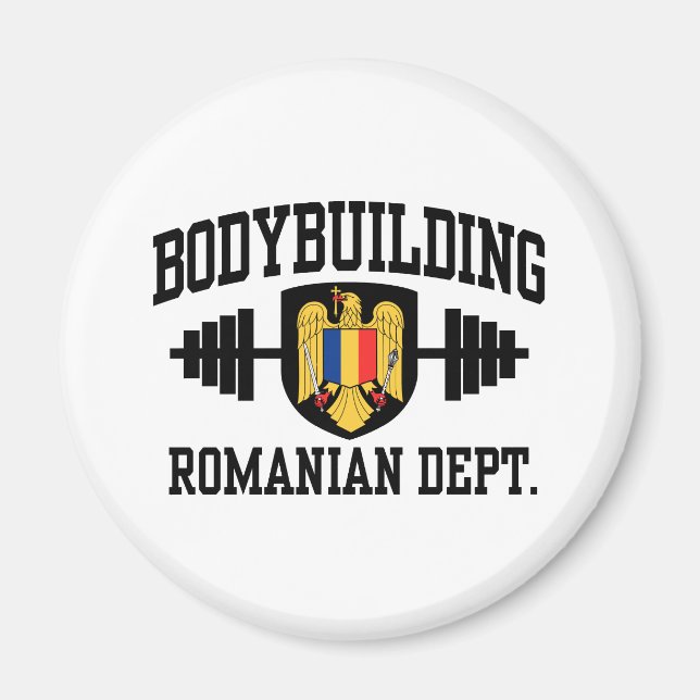 Rumänische Bodybuilding Magnet (Vorne)